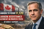 Canada carbon payment 2026, $1120 carbon rebate, Canada carbon rebate eligibility, carbon tax payment Canada, CRA payments update, Canada benefits 2026, direct deposit Canada, carbon rebate March 2026, Canada financial support, government payments Canada